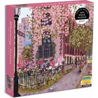 GALISON Štvorcové puzzle Kvitnúce ulice 500 dielikov
