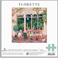 GALISON Štvorcové puzzle Kvetinárstvo Florette 500 dielikov