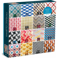 GALISON Štvorcové puzzle Mozaikové podlahy 500 dielikov
