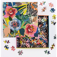 GALISON Štvorcové puzzle Stratené v záhrade 500 dielikov