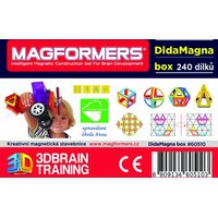 MAGFORMERS DidaMagna Box 240 dielikov + textilný úložný kontajner