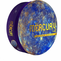 CHRONICLE BOOKS Okrúhle puzzle Planéta Merkúr 100 dielikov