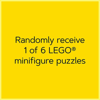 CHRONICLE BOOKS Mini Puzzle LEGO® Mystery Minifigúrka (Blue Edition) 126 dielikov