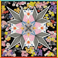 GALISON Obojstranné puzzle Christian Lacroix: Kvetinová galaxia 500 dielikov