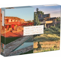 GALISON Obojstranné puzzle Frank Lloyd Wright: Taliesin a Taliesin West 500 dielikov