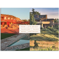 GALISON Obojstranné puzzle Frank Lloyd Wright: Taliesin a Taliesin West 500 dielikov