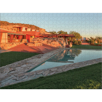 GALISON Obojstranné puzzle Frank Lloyd Wright: Taliesin a Taliesin West 500 dielikov