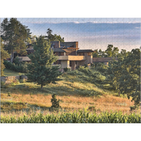 GALISON Obojstranné puzzle Frank Lloyd Wright: Taliesin a Taliesin West 500 dielikov