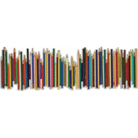 GALISON Obrysové puzzle Frank Lloyd Wright: Pastelky 1000 dielikov
