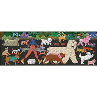 GALISON Panoramatické puzzle Venčenie psov 1000 dielikov