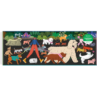GALISON Panoramatické puzzle Venčenie psov 1000 dielikov
