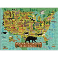 GALISON Puzzle Americké Národné parky 1000 dielikov
