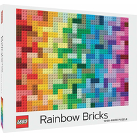 CHRONICLE BOOKS Puzzle LEGO® Rainbow Bricks 1000 dielikov