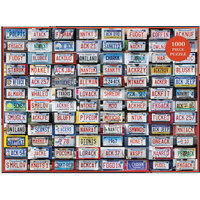 GALISON Puzzle Poznávacie značky 1000 dielikov