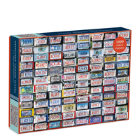 GALISON Puzzle Poznávacie značky 1000 dielikov
