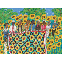 GALISON Puzzle Sunflower Quilting Bee v Arles 1000 dielikov