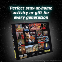 CHRONICLE BOOKS Puzzle Star Trek Cats 1000 dielikov
