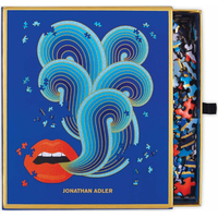 GALISON Tvarové metalické puzzle Jonathan Adler: Pery 750 dielikov