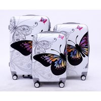 Moderné cestovné kufre BUTTERFLY