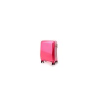 Moderné cestovné kufre DIAMOND - tmavo-ružové