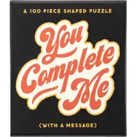 GALISON Tvarové puzzle You Complete Me 100 dielikov