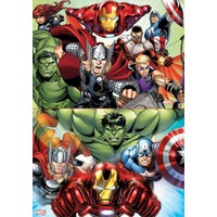 EDUCA Puzzle Avengers - Zjednotenie 2x48 dielikov