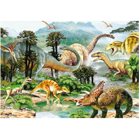 Puzzle Dinosaury XL 100 dielikov