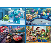 EDUCA Puzzle Disney Pixar Mix 4v1 (50,80,100,150 dielikov)