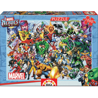 EDUCA Puzzle Hrdinovia Marvel 1000 dielikov