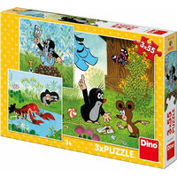 DINO Puzzle Krtko a nohavičky 3x55 dielikov