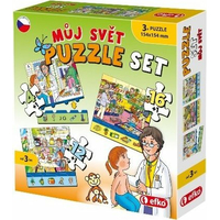 EFKO Puzzle Môj svet 3v1 (4,12,16 dielikov)