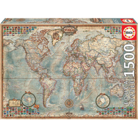 EDUCA Puzzle Stará politická mapa sveta 1500 dielikov