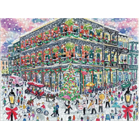 GALISON Puzzle Vianoce v New Orleans 1000 dielikov