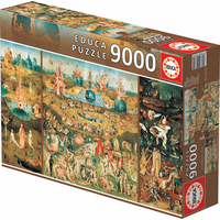 EDUCA Puzzle Záhrada pozemských rozkoší 9000 dielikov