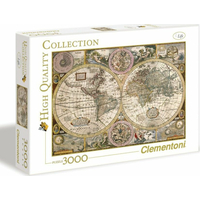 CLEMENTONI Puzzle Stará mapa 3000 dielikov