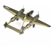 METAL EARTH 3D puzzle Lockheed Martin P-38 Lightning (ICONX)