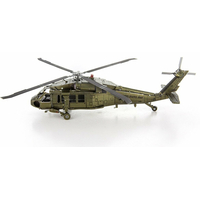 METAL EARTH 3D puzzle Vrtuľník Black Hawk