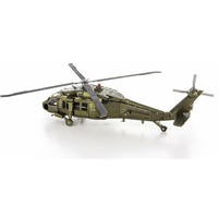 METAL EARTH 3D puzzle Vrtuľník Black Hawk