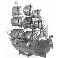 METAL EARTH 3D puzzle Black Pearl - Čierna Perla - čierna (ICONX)
