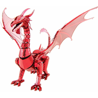 METAL EARTH 3D puzzle Červený drak (ICONX)