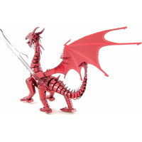 METAL EARTH 3D puzzle Červený drak (ICONX)