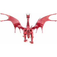 METAL EARTH 3D puzzle Červený drak (ICONX)