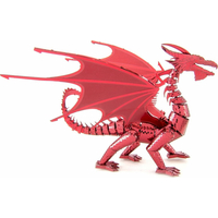 METAL EARTH 3D puzzle Červený drak (ICONX)