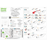 METAL EARTH 3D puzzle P-51D Mustang Sweet Arlene