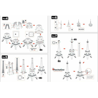 METAL EARTH 3D puzzle Eiffelova veža (ICONX)