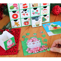 EUROGRAPHICS Puzzle Adventný kalendár: Sladké Vianoce 24x50 dielikov