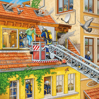 RAVENSBURGER Puzzle Hasiči 3x49 dielikov