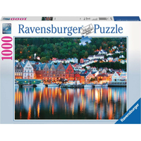 RAVENSBURGER Puzzle Bergen, Nórsko 1000 dielikov