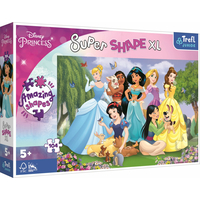 TREFL Puzzle Super Shape XL Disney princeznej: V záhrade 104 dielikov