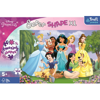 TREFL Puzzle Super Shape XL Disney princeznej: V záhrade 104 dielikov